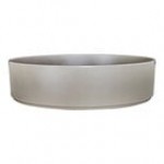 Cal-Mil Hudson 72 oz. Black Raised Rim Melamine Bowl - 6/Case
