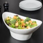 10 Strawberry Street WTR-13FTDOVLBWL Whittier 68 oz. White Porcelain Oval Bowl - 6/Case 10 Strawberry Street WTR-13FTDOVLBWL Whittier 68 oz. White Porcelain Oval Bowl - 6/Case