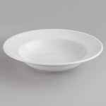 Tuxton FPD-106 Pacifica 43 oz. Bright White Embossed China Pasta Bowl - 12/Case Tuxton FPD-106 Pacifica 43 oz. Bright White Embossed China Pasta Bowl - 12/Case