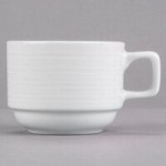 Tuxton FPD-106 Pacifica 43 oz. Bright White Embossed China Pasta Bowl - 12/Case Tuxton FPD-106 Pacifica 43 oz. Bright White Embossed China Pasta Bowl - 12/Case