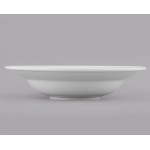 Tuxton FPD-106 Pacifica 43 oz. Bright White Embossed China Pasta Bowl - 12/Case Tuxton FPD-106 Pacifica 43 oz. Bright White Embossed China Pasta Bowl - 12/Case