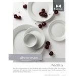 Tuxton FPD-106 Pacifica 43 oz. Bright White Embossed China Pasta Bowl - 12/Case Tuxton FPD-106 Pacifica 43 oz. Bright White Embossed China Pasta Bowl - 12/Case