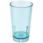 Cambro HT10CW196 Camwear® Huntington 10 oz. Azure Blue Customizable Polycarbonate Tumbler - 36/Case