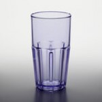 GET 9922-1-CL Bahama 22 oz. Clear Customizable SAN Plastic Tumbler - 72/Case