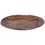 Elite Global Solutions D73RB-SEQ Sequoia 37 oz. Round Wood Grain Melamine Bowl - 6/Case