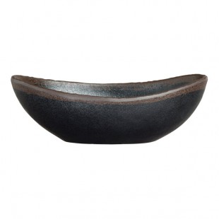 Delfin Greystone from Steelite International 10 oz. Small Oval Melamine Bowl - 36/Case Delfin Greystone from Steelite International 10 oz. Small Oval Melamine Bowl - 36/Case