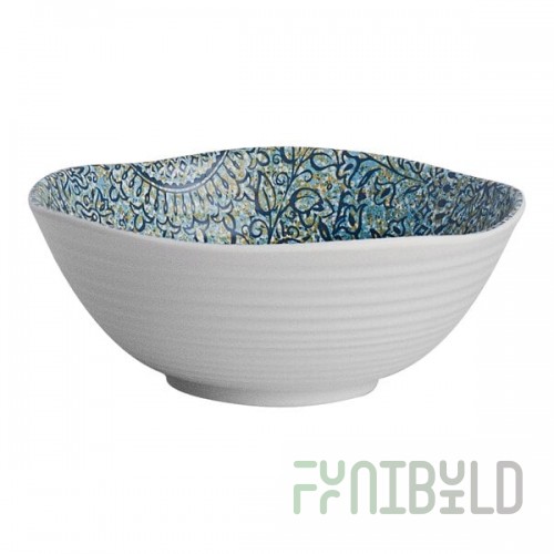 Creations from Steelite Solano 12.75 oz. Melamine Azure Bowl - 24/Case