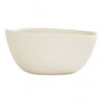 Cal-Mil Bali 16 oz. Ivory Irregular Round Melamine Soup Bowl - 6/Case