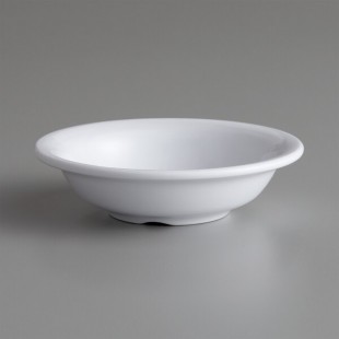 American Metalcraft DB5WH Jane Collection 5 oz. White Round Melamine Fruit Bowl American Metalcraft DB5WH Jane Collection 5 oz. White Round Melamine Fruit Bowl