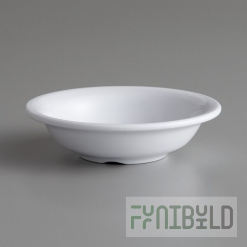 American Metalcraft DB5WH Jane Collection 5 oz. White Round Melamine Fruit Bowl