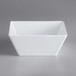 Acopa Rittenhouse 112 oz. Square Black Melamine Bowl - 12/Case