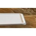Acopa Rittenhouse 112 oz. Square Black Melamine Bowl - 12/Case