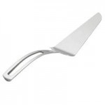 Vollrath 46724 Miramar® 8 oz. Stainless Steel Open Handle Solid Oval Serving Spoon