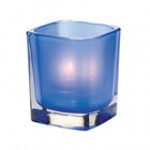 Hollowick 6505AG Tetra Antique Gold Glass Square Votive Hollowick 6505AG Tetra Antique Gold Glass Square Votive
