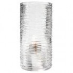 Hollowick 48025DA Typhoon Dark Amber Glass Full-Size Clear Cylinder Lamp