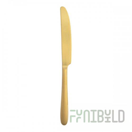 Sant' Andrea Mascagni Brushed Gold by 1880 Hospitality 9 1/4