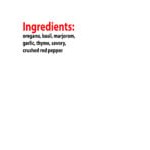 Pizza Packet Italian Spice Packet 0.03 oz. - 500/Case