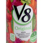 V8 Original Vegetable Juice 5.5 fl. oz. Can - 48/Case V8 Original Vegetable Juice 5.5 fl. oz. Can - 48/Case