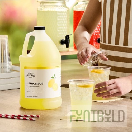 Hometown Provisions Lemonade Beverage 5:1 Concentrate 1 Gallon - 4/Case