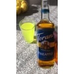 Torani Sugar-Free Pineapple Flavoring Syrup 750 mL Glass Bottle