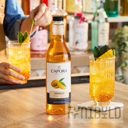 Capora Mango Flavoring Syrup 750 mL - 6/Case