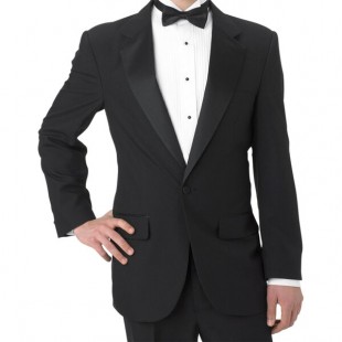 Henry Segal Men's Customizable Black Tuxedo Jacket - 48