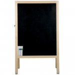 Choice A-Frame Marker Board Sidewalk Sign - Natural Oak Wood - 25