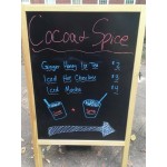 Choice A-Frame Marker Board Sidewalk Sign - Natural Oak Wood - 25