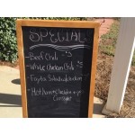 Choice A-Frame Marker Board Sidewalk Sign - Natural Oak Wood - 25