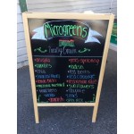 Choice A-Frame Marker Board Sidewalk Sign - Natural Oak Wood - 25