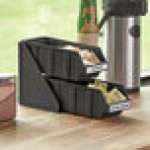 Choice Black 2-Tier Self-Serve Organizer Set with 2 Bins and 2 Label Sheets Choice Black 2-Tier Self-Serve Organizer Set with 2 Bins and 2 Label Sheets