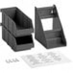 Choice Black 2-Tier Self-Serve Organizer Set with 2 Bins and 2 Label Sheets Choice Black 2-Tier Self-Serve Organizer Set with 2 Bins and 2 Label Sheets