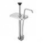 Server Stainless Steel 1.25 oz. Pump with Lid for Standard 3.5 Qt. Fountain Jar