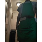 Choice Navy Blue Poly-Cotton Standard Bib Apron with 2 Pockets - 34 Choice Navy Blue Poly-Cotton Standard Bib Apron with 2 Pockets - 34