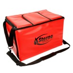 Sterno 70542 Red Large Stadium Insulated Food Carrier, 22