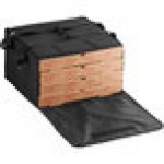 Choice Insulated Pizza Delivery Bag Black Nylon 16 1/2