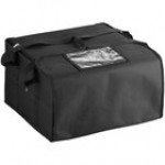 Choice Insulated Pizza Delivery Bag Black Nylon 16 1/2