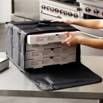 Choice Insulated Pizza Delivery Bag Black Nylon 16 1/2