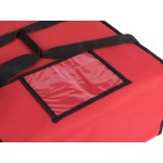 Choice Insulated Pizza Delivery Bag Black Nylon 16 1/2