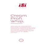 iSi 173001 Cream Profi Stainless Steel Whipped Cream Dispenser - 1 Liter iSi 173001 Cream Profi Stainless Steel Whipped Cream Dispenser - 1 Liter