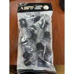 Precision Pours 1.125 oz. Crystal Clear Heavy Cork Measured Liquor Pourer 118 CL H - 12/Case