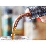 Acopa Copper Angled Liquor Speed Pourer - 12/Pack Acopa Copper Angled Liquor Speed Pourer - 12/Pack