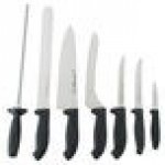 Dexter-Russell 20713 SofGrip 7-Piece Black Handle Cutlery Set