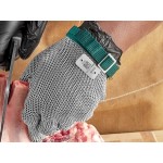 Schraf Stainless Steel Mesh Cut-Resistant Glove - Large Schraf Stainless Steel Mesh Cut-Resistant Glove - Large