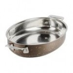 Bon Chef 60002GALAXY Cucina 2.5 Qt. Galaxy Stainless Steel Oval Au Gratin Dish Bon Chef 60002GALAXY Cucina 2.5 Qt. Galaxy Stainless Steel Oval Au Gratin Dish
