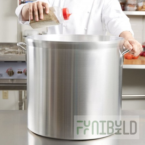 Vollrath 68690 Wear-Ever Classic Select 100 Qt. Heavy Duty Aluminum Stock Pot