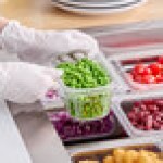 Carlisle 3068607 StorPlus 1/9 Size Clear Polycarbonate Food Pan - 2 1/2