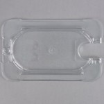 Carlisle 3068607 StorPlus 1/9 Size Clear Polycarbonate Food Pan - 2 1/2