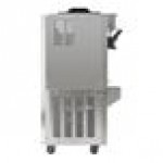 Spaceman 6250A-C Pressurized Dual Flavor Twin Twist Free-Standing Soft Serve Ice Cream Machine with 2 Hoppers and 3 Dispensers - 208-230V