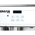 Spaceman 6250A-C Pressurized Dual Flavor Twin Twist Free-Standing Soft Serve Ice Cream Machine with 2 Hoppers and 3 Dispensers - 208-230V